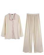 Πιτζάμα σετ με ροζ ρέλι - Image 4