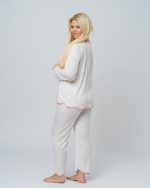 Πιτζάμα σετ με ροζ ρέλι - Image 3